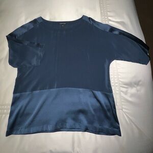 Eileen Fisher Mixed texture Silk Top Size S